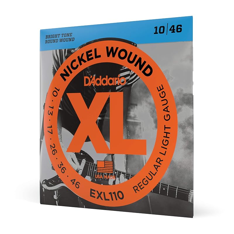 D'Addario Electric Guitar Strings XL Nickel .010-.046 Regular Light EXL110 [Domestic Genuine Product]