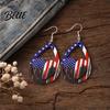 Stars Stripes Earrings 1 Pair Hollow Drop for Women Fourth