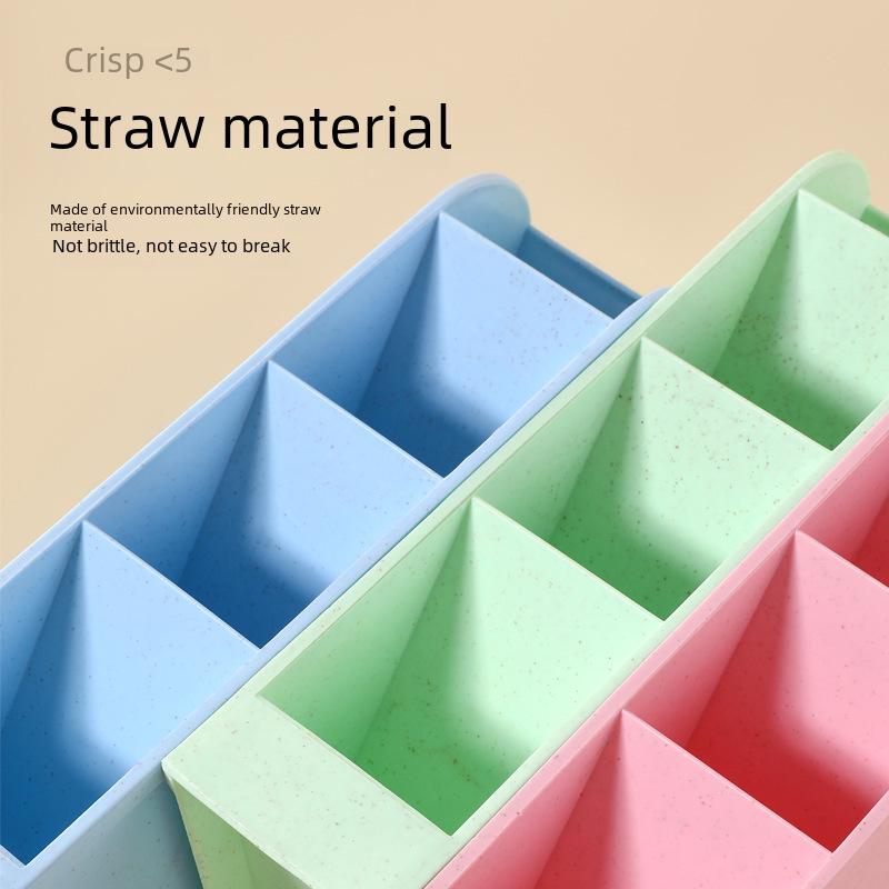 Porte-stylo transparent multi-grilles style nordique pour étudiants