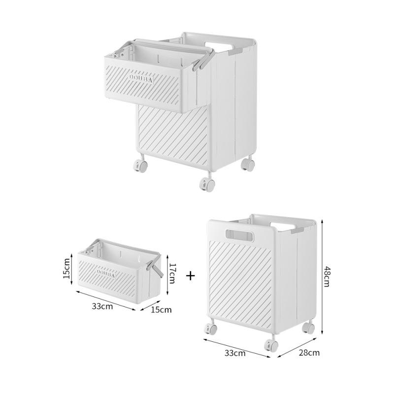 Foldable Laundry Basket: Multifunctional, Large Capacity Hamper for Bathroom & Toilet Storage