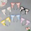 Set de Pinces Bandeau Oreilles de Chat Kawaii Fait Main Mode Lolita Accessoire Cosplay pour Filles