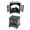 1:12 Scale Dollhouse Fireplace with LED Miniature Furniture Crafts Accessories