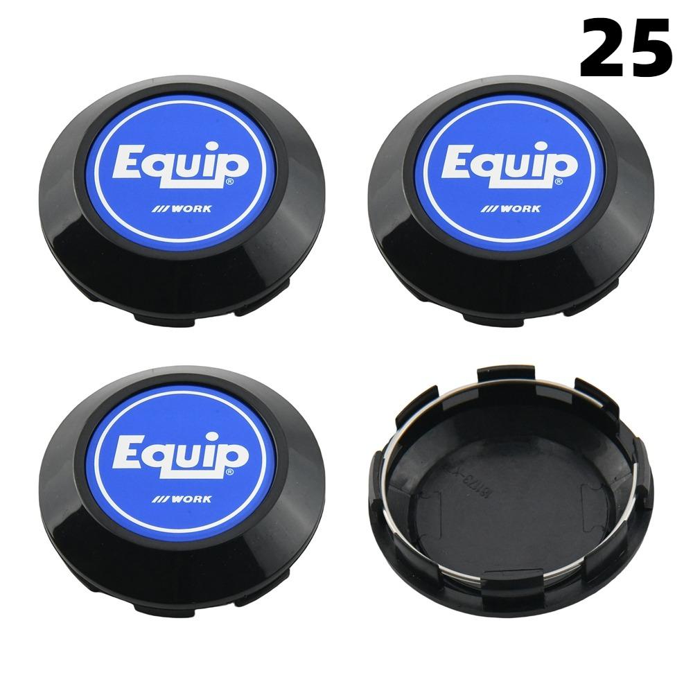 4PCS OD 76MM / ID 72MM Cap For Rims WORK EMOTION EQUIP MEISTER VS Emblem Wheel Center Cap Sport Car Logo Wheel Cover Hub Caps