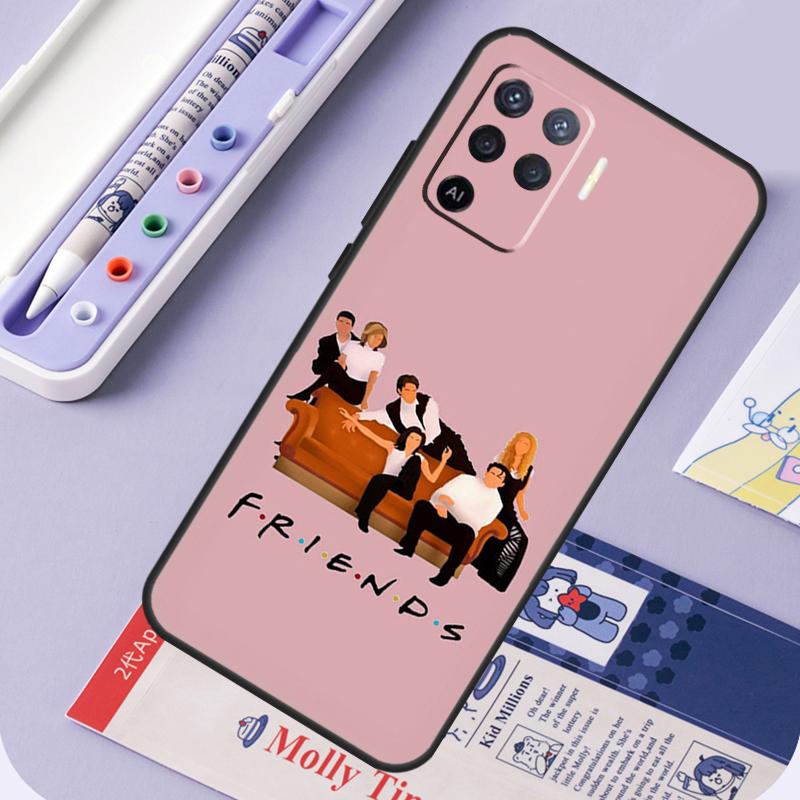 Friends TV For Oppo A17 A18 A94 A74 A54 A15 A38 A58 A78 A98 A40 A60 A80 A16 A76 A96 A57 A77 A5 Pro Case