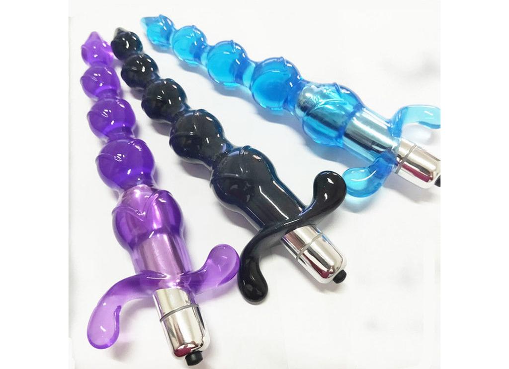 Ifukens Anal Anal Anal Electric Dildo with Anal Thin Anal Plug for Anal Purple Anal Adult Toy for Prostate Anal Silicone Plug for Women Beads, Plug,