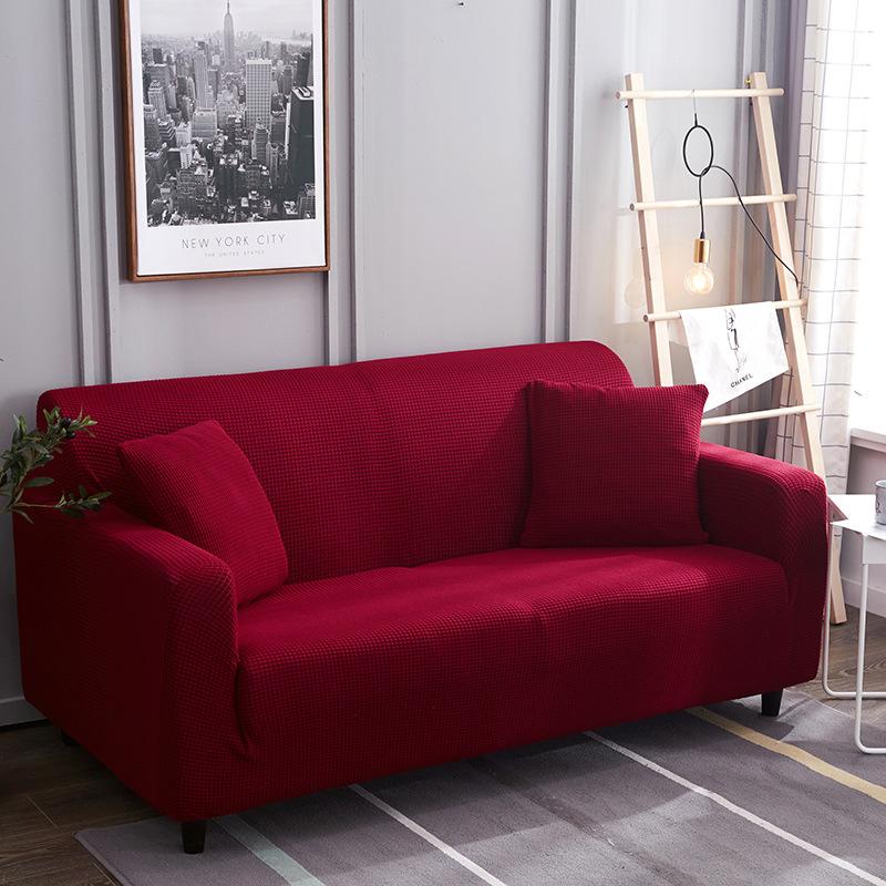 Elastic All-Inclusive Sofa Cover Full Covered Combination Sofa Cover Thickened Polar Fleece Sofa Mattress Cover