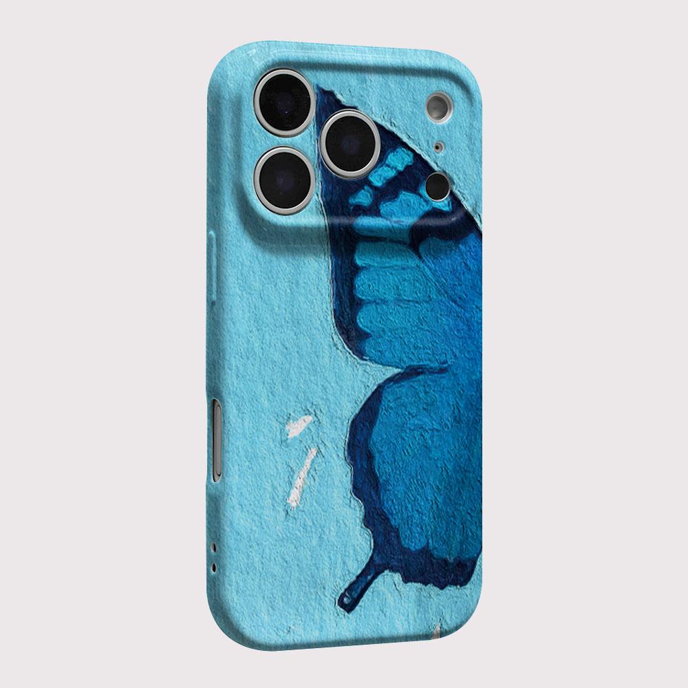 Shiny Butterfly Glossy Film Hard PC Phone Case for Google Pixel 7 7a 8 8a 9 9a Pro XL 5G
