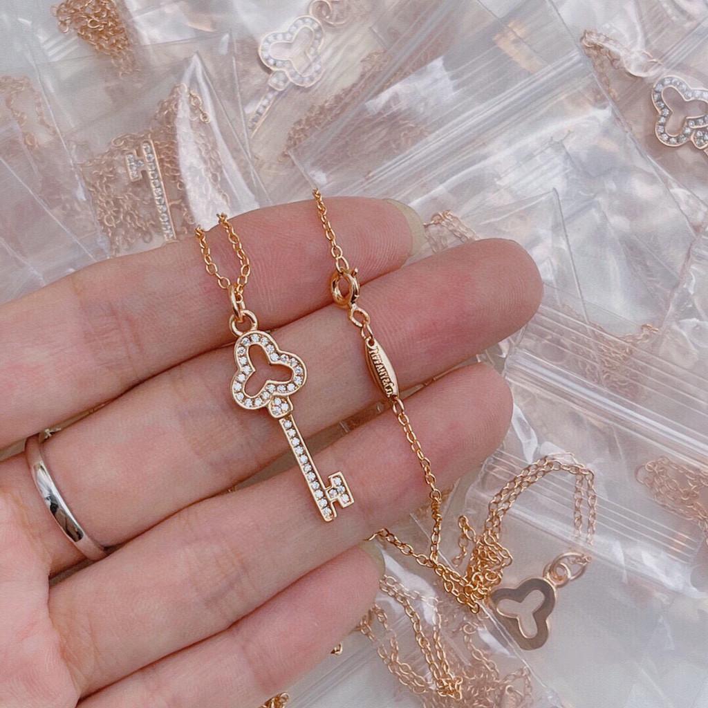 Key Necklace Exquisite Version with Adjustable Chain Length of 45cm. It Is A Must-have for Daily Wear Jewelry Gift Free Shipping