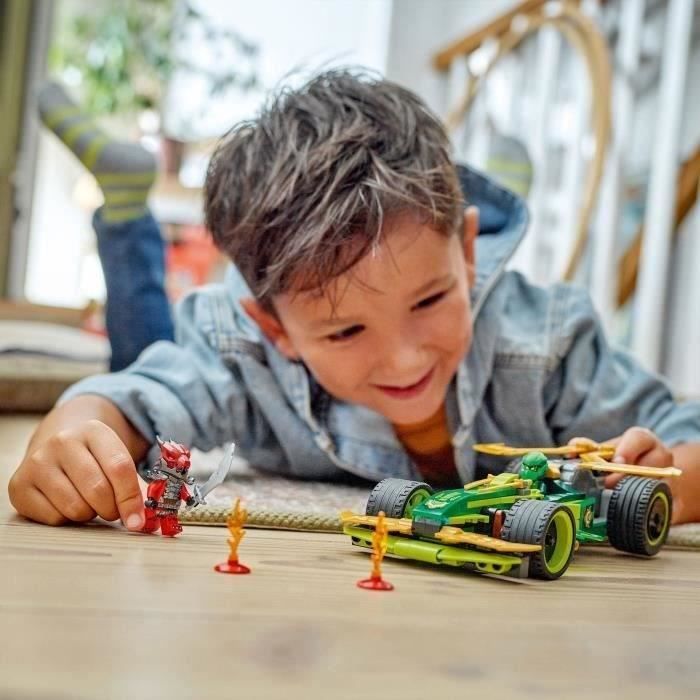 LEGO NINJAGO 71828 La voiture de course à rétrofriction de Lloyd - Jouet de construction