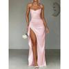 LYRIA Women Dress Elegant Fashion Beautiful Women's Dresses Party Night Dresses Evening New Y2K Sexy Halter Wrap Hip Long Dresses