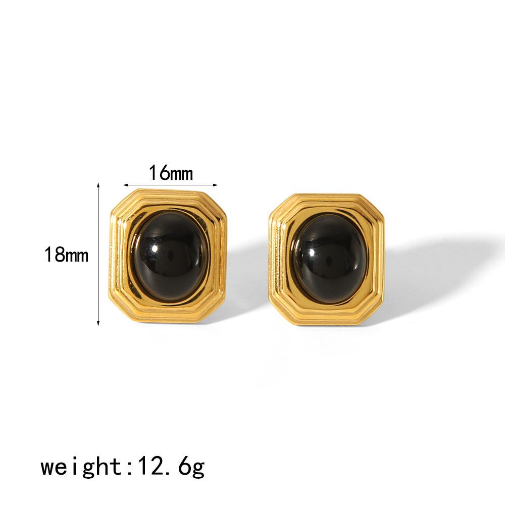Set de Pendientes Geométricos de Acero Inoxidable para Mujer con Diseño Único para Entusiastas de la Moda