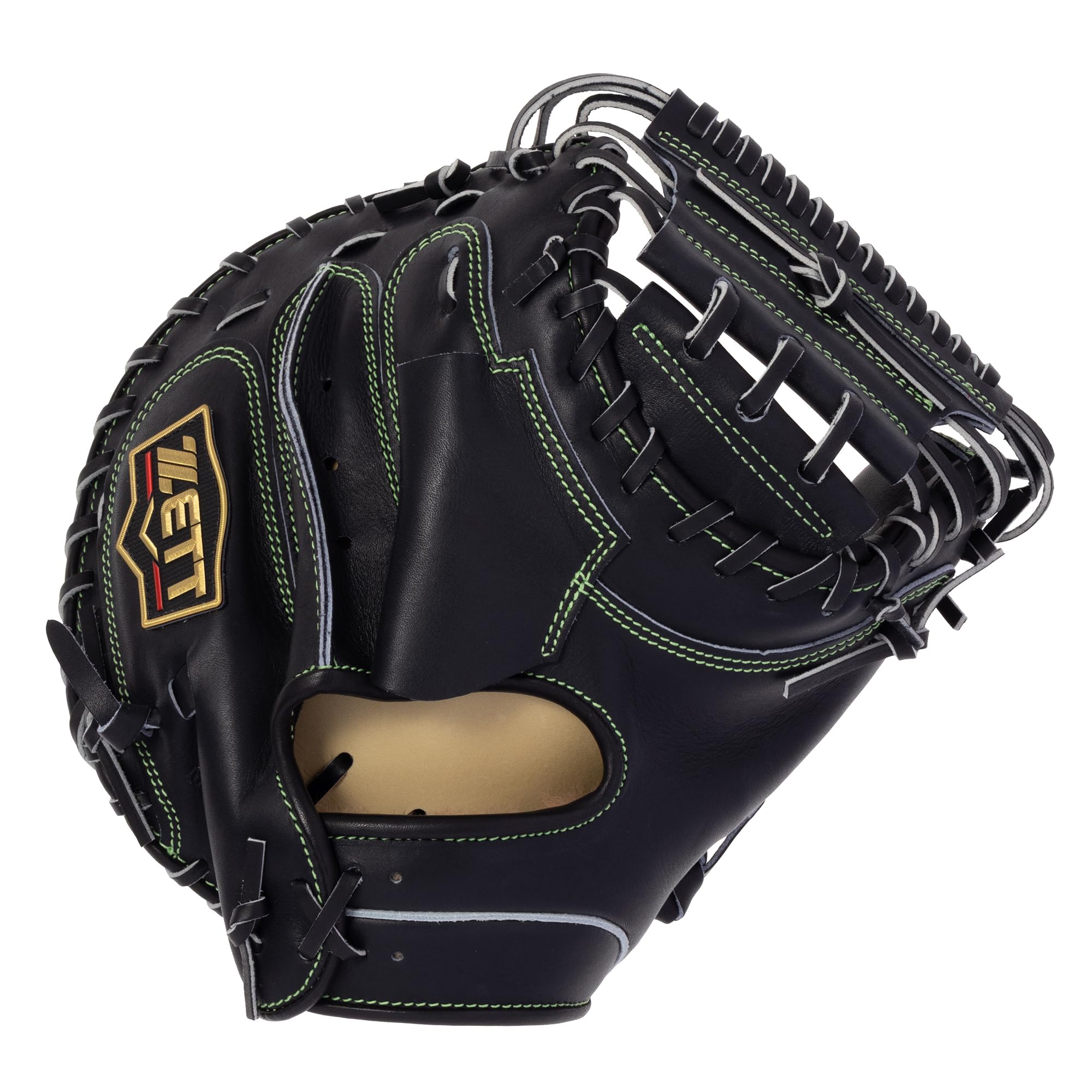 

ZETT Pro Status SE Soft Baseball Tomoya Mori Made in BRCB962S Catcher s Mitt, Style, Right-Handed Throw, Black, Japan,