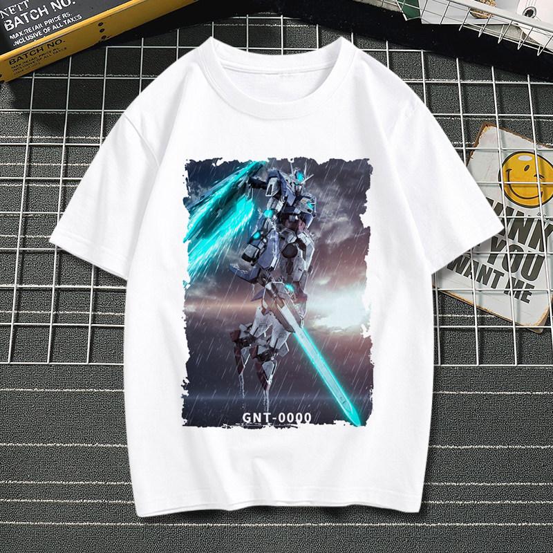 Mobile Suit Gundam Anime TShirt for Men Women Kids Classic Robot Graphic Casual Cotton Short Sleeve Streetwear Top