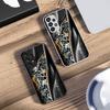 Fate Gear Black For Samsung Galaxy S10 4G S20 11E 30 S21 21Fe 22 S24 Pro S23 Ultra 5G S8 S9 Tempered Glass Phone Case