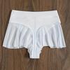 2 Colors Women Bikini Bottoms With Mesh Vintage High Waist Butts Swimsuits