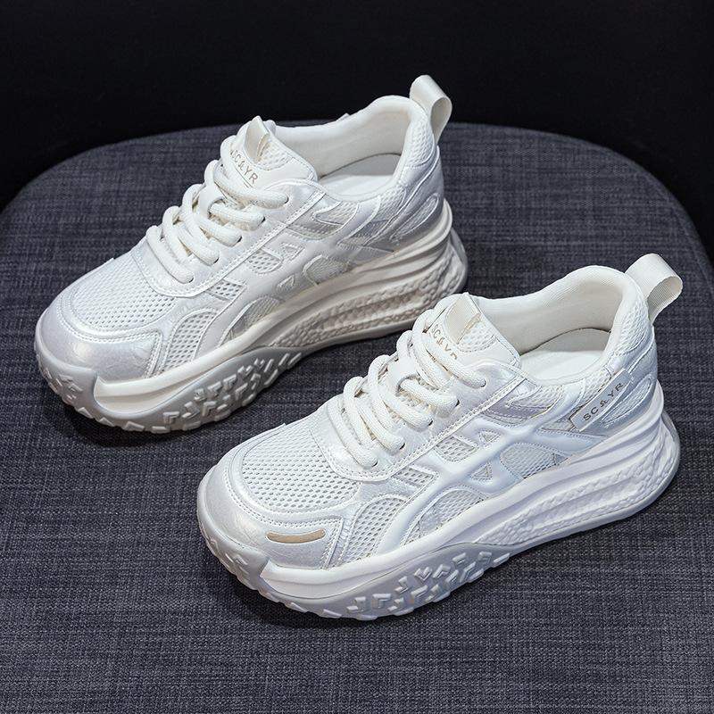 Small thick-soled heightening shoes women's 2025 summer new casual fashion versatile lightweight thick-soled Forrest Gump shoes women's shoes