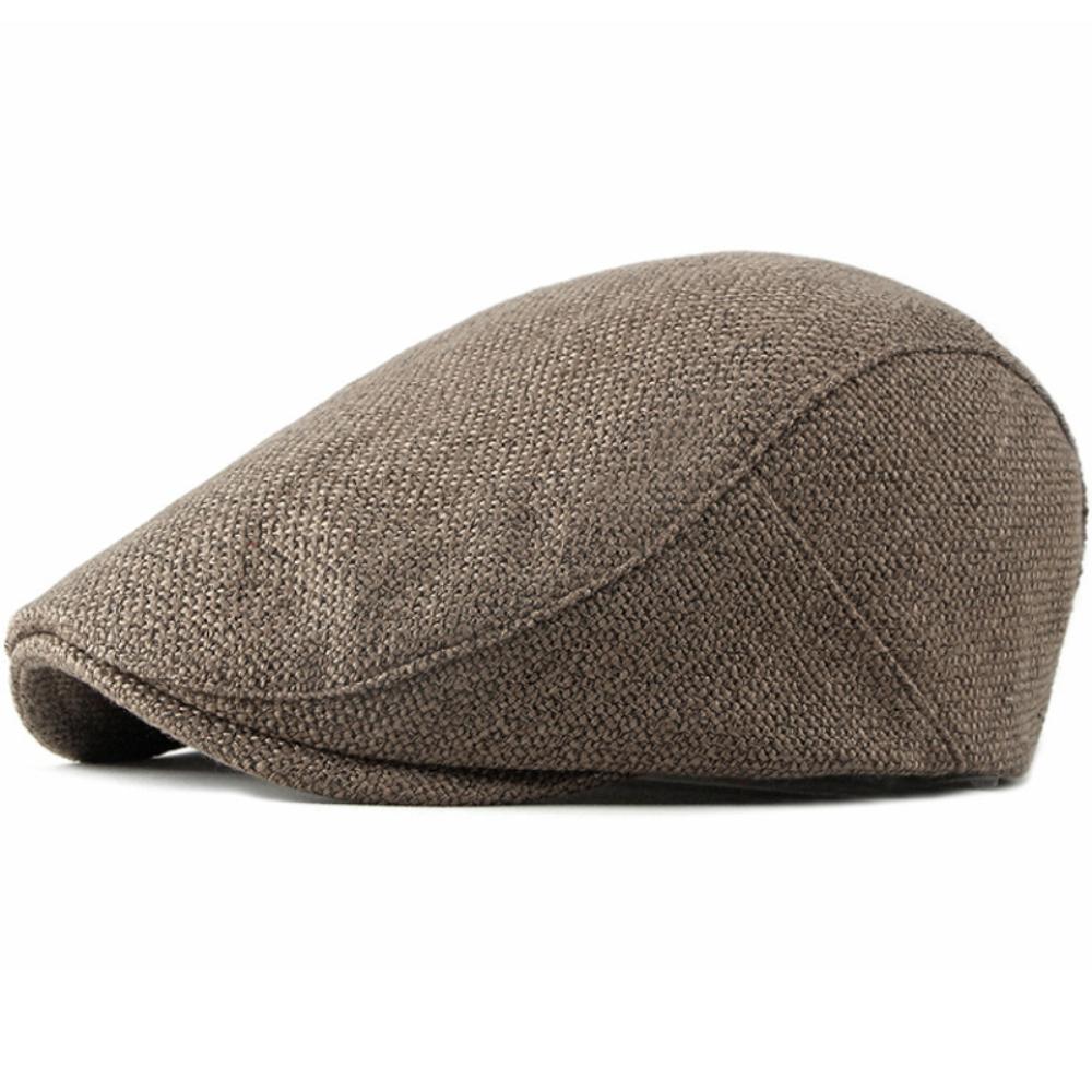 HT2277 Berets Spring Summer Autumn Men Women Cap Breathable Cotton Linen Ivy Flat Cap Male Female Beret Hat Adjustable Beret Cap
