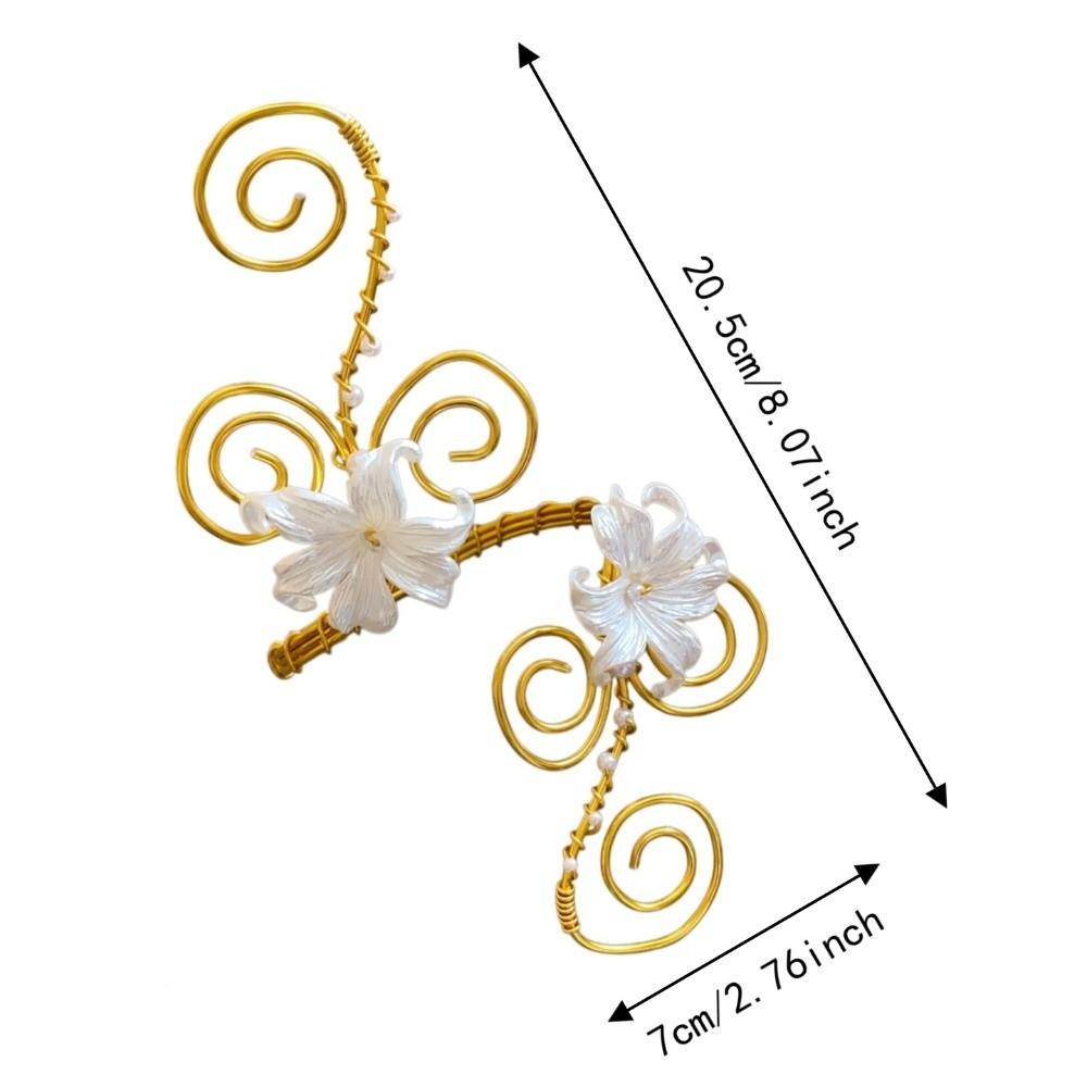 Hollow Out Iris Flower Bracelet Vintage Armband Vintage Open Arm Bangle Beach