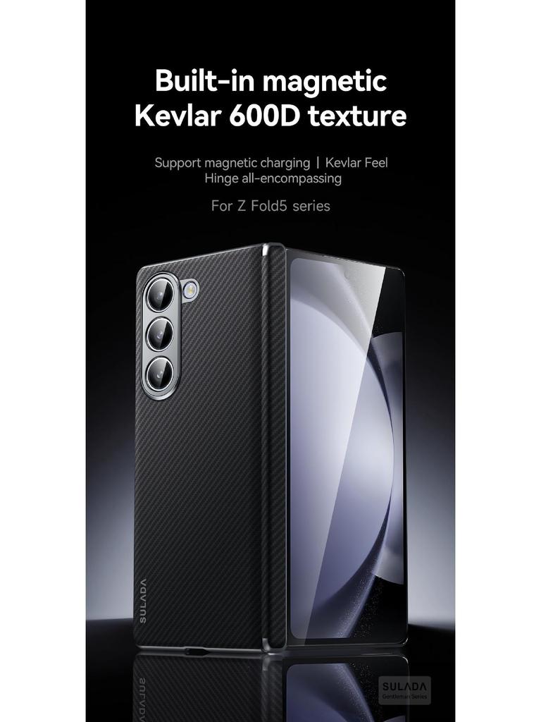 Samsung Z Fold7/6/W23 Kevlar Magnetisches Scharnier Schutz Handyhülle