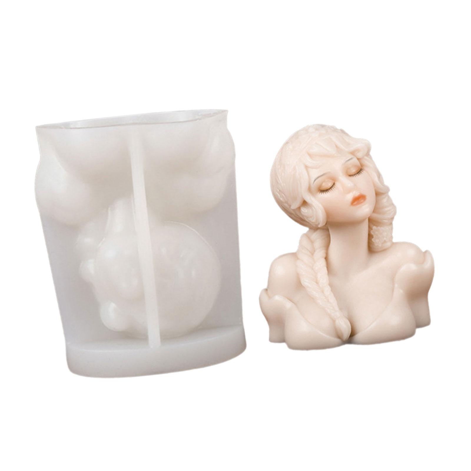 

Силиконовые формы Портрет девочки Формы для свечей Формы для ручных украшений Формы для эпоксидной смолы Формы для гипса для изготовления свечей B