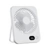 Cooling Fan Desk Fan Quiet Rechargeable With LED Display Portable Fan For Bathroom Car Travel Camping Beach Cruise Outdoor