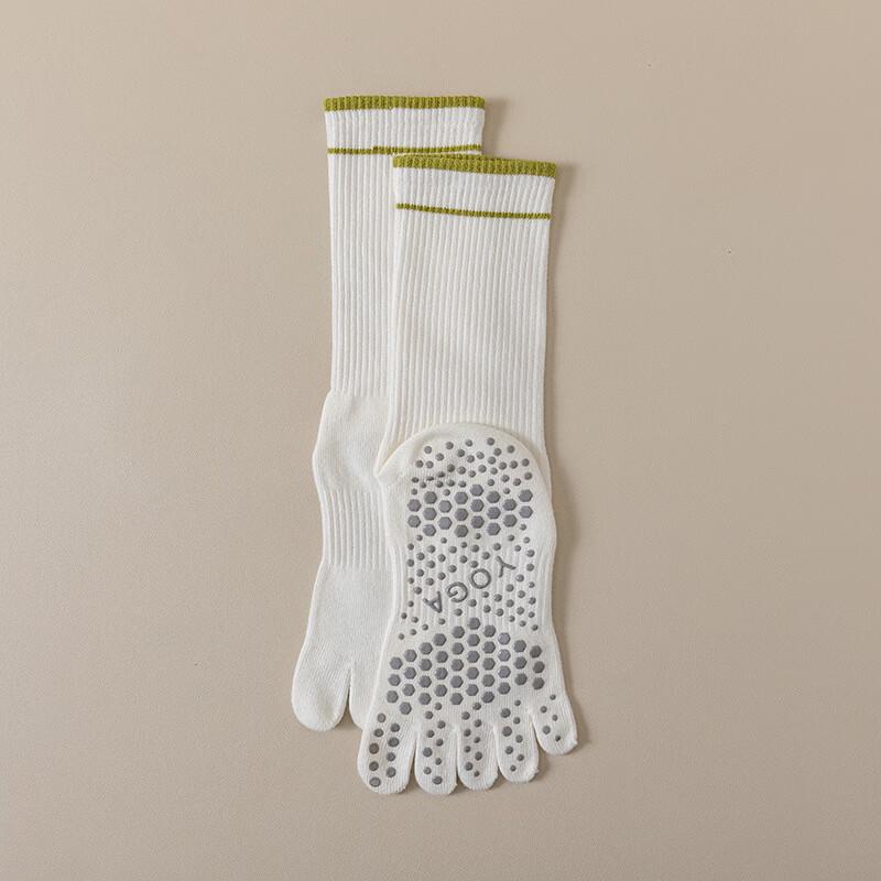 Jūnbie Women s Non-Slip Five-Toe Yoga & Pilates Socks