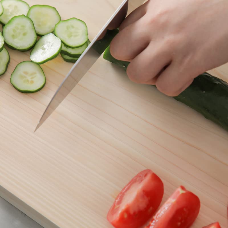 Kyoto Katsugu Hinoki Cutting Board M 36 X 21cm Thick Single Board