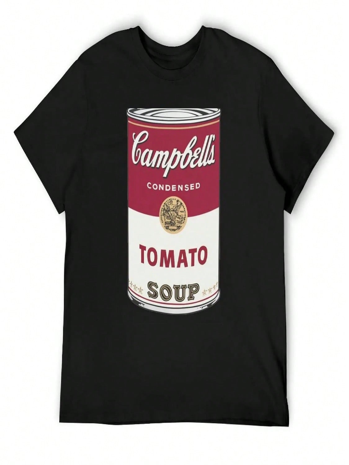 Campbell s Soup T-Shirt Designer Shirts Funny T-Shirt Boys Animal Print Shirts unisex Graphic S разноцветный