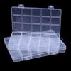 24/15/28 Grids Transparent Plastic Embroidery Floss Storage Box Floss Bobbins Storage Organizer Diy Cross Stitch Sewing Tools