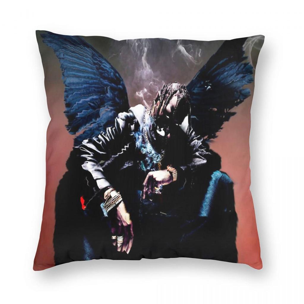 Travis Scott Rapper Square Pillowcase Polyester Linen Velvet Creative Zip Decorative Pillow Case Sofa Cushion Case