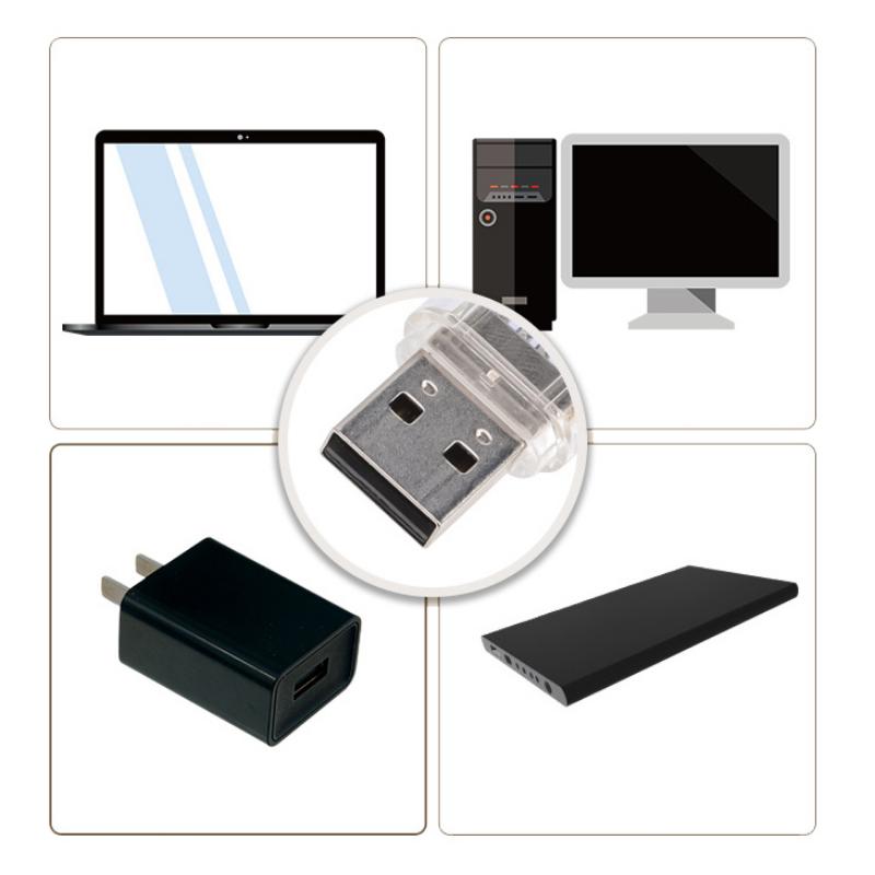 2 szt. lampek LED USB do książek 8/24 koralików SMD 5630 5730 żarówka 5 V wejście zasilania biały 5000-6500 K ciepła biel 3000-3500 K