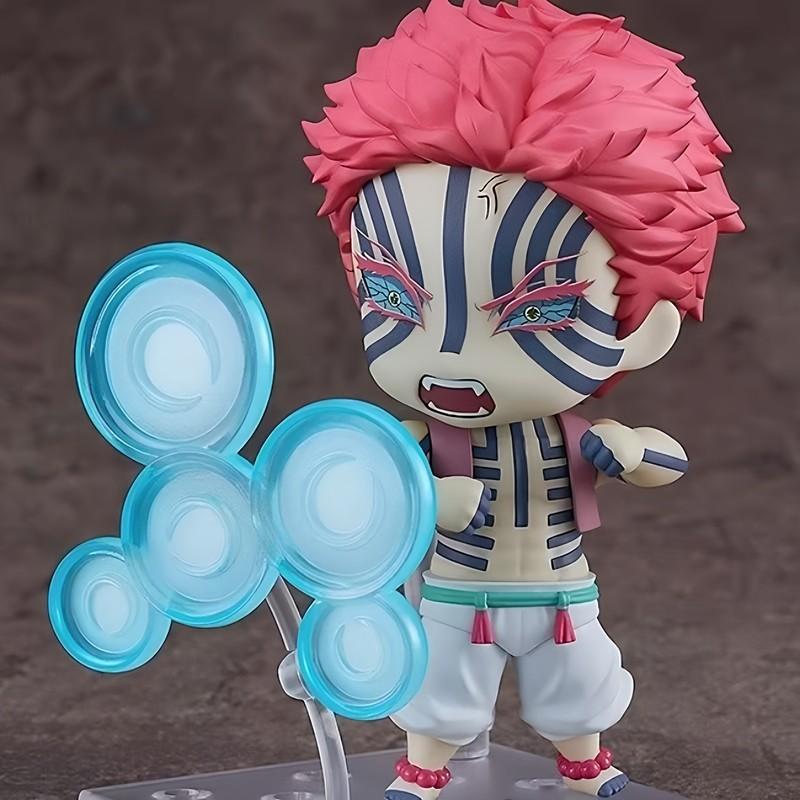 GSC Nendoroid 2112 Demon Slayer Akaza Q Version 3 Facial Swap Action Figures Anime Collectible Model Toy Desktop Ornament Boys Present