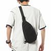 Breast bag Men's ISN trendy brand solid color messenger bag Casual versatile high-end shoulder bag Multifunctional commuter mobile phone bag