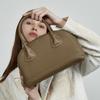 Leather Niche Bowling Bag Women'S Summer Women'S Bag Simple Shoulder Bag Casual Commuter Hand Carry Oblique