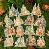 15pcs Colorful hut Hard card sticker Planner Adhesive Diy Creativity Decorative Diary Album Scrapbooking material Craft Supplies
