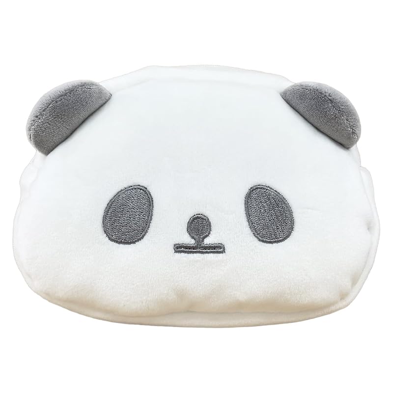 

stream market pouch Chewy panda Fashionable white makeup accessory case cute simple Fluffy panda goods present gift PAM019