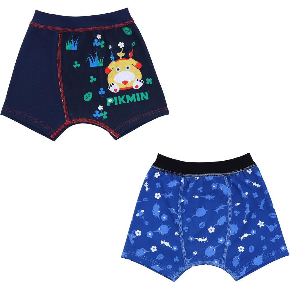 Bandai Pikmin Boxer Briefs, Set of 2, A Pattern, 120cm, Assorted
