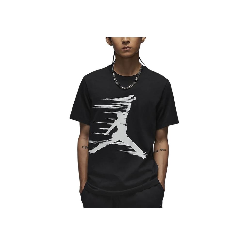 Jordan MVP Jumpman Logo Crew Neck Comfortable Short Sleeve T-Shirt Men Tops Black FZ1920-010