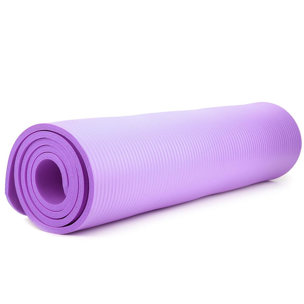 

Lengthen NBR Pad Widened Non-Slip Mat Multifunction Fitness Exercise Cushion 183 x 61 x 1cm(Purple )