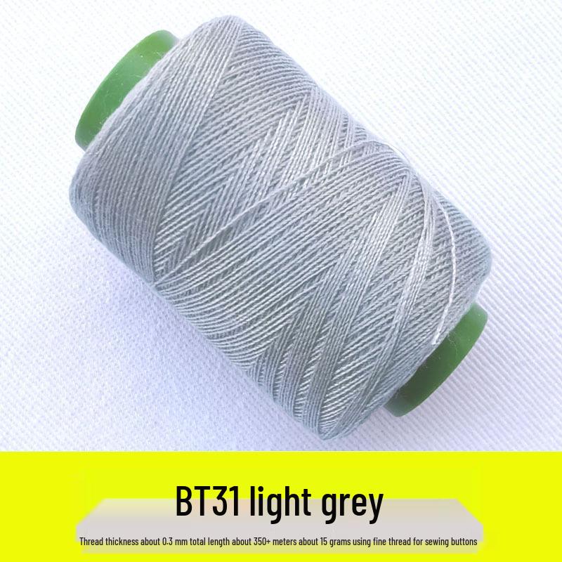 Pagoda Sewing Thread Set: Camel, Light Beige, Dark Gray, Black Coffee Small Rolls for Hand and Machine Mending.