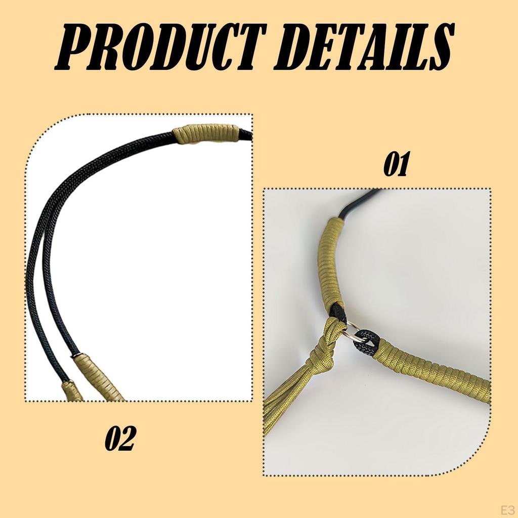 Horse Breast Collar, Necklace, , Multifunctional Nylon Accessory, Decorative with Tassels, Riding