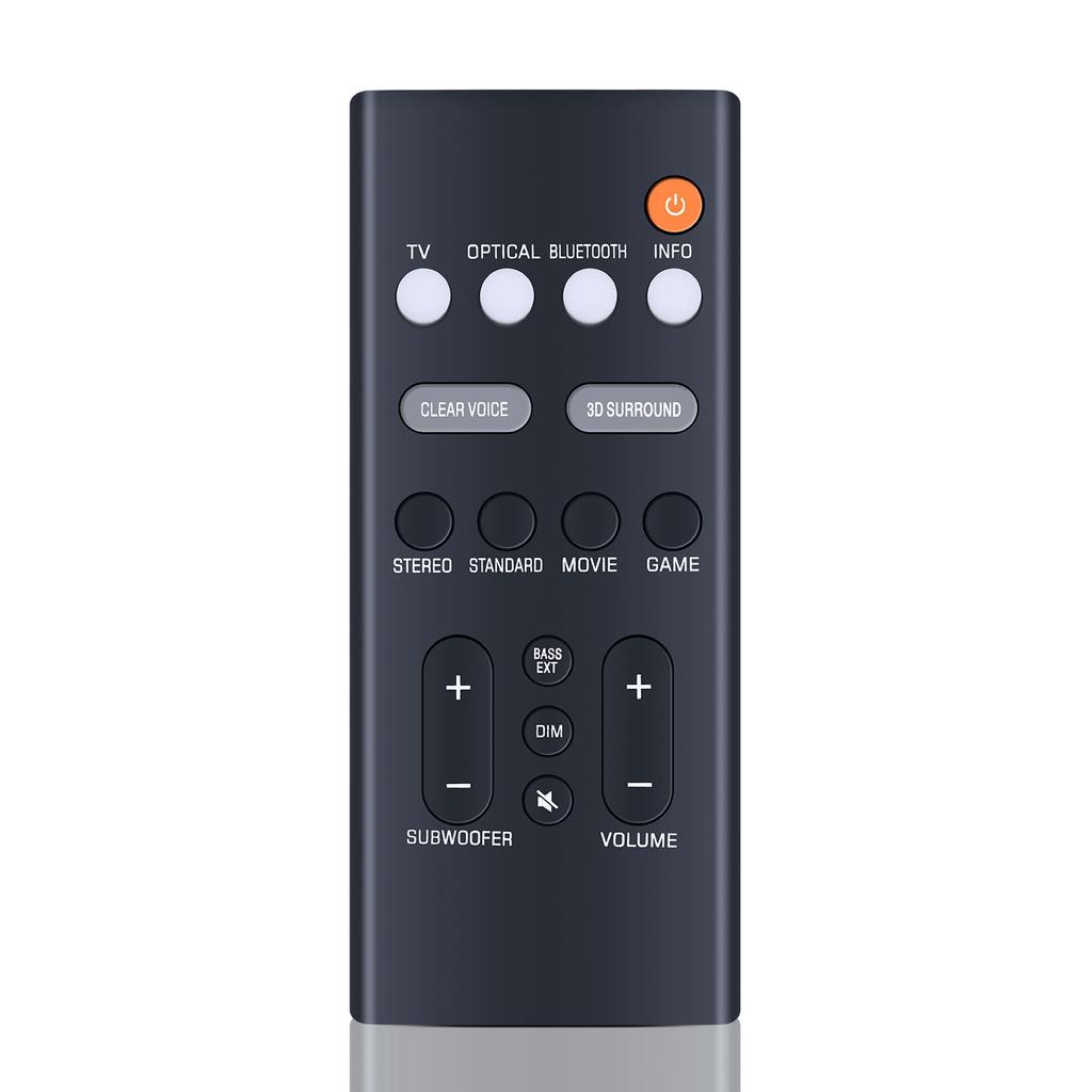 Soundbar Remote Control VDQ7630 for Yamaha Soundbar SR-B20A
