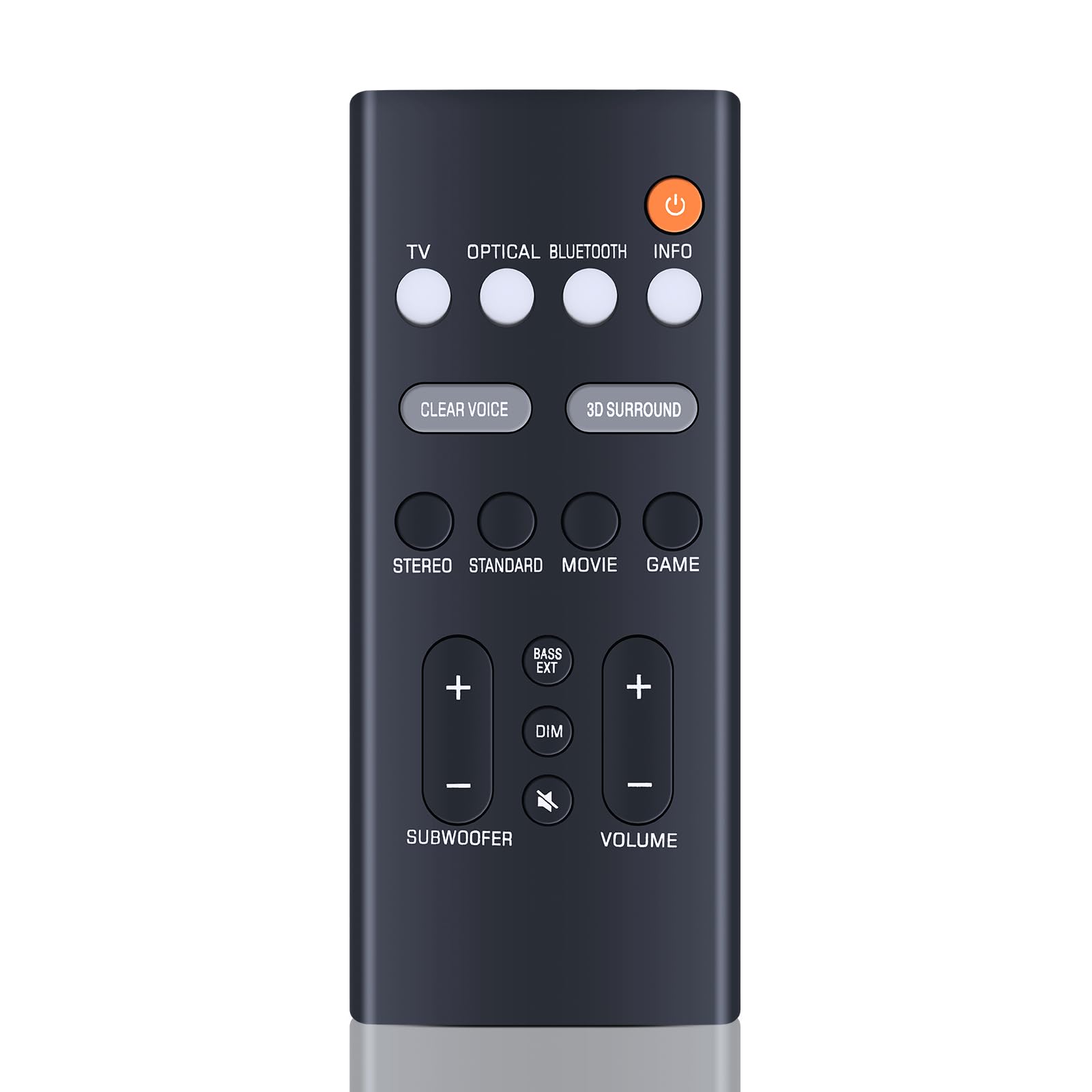 

Soundbar Remote Control VDQ7630 for Yamaha Soundbar SR-B20A