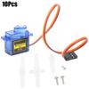 10Pcs SG90 9G Micro Servo Motor Accessory for 6CH RC Helicopter Airplane Controlsblue
