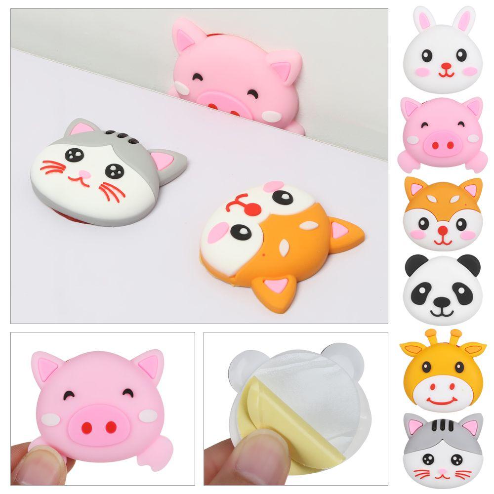 Home Thickened Rubber Door Stopper Stickers Handle Bumper Touch Mat Anti-collision Pads