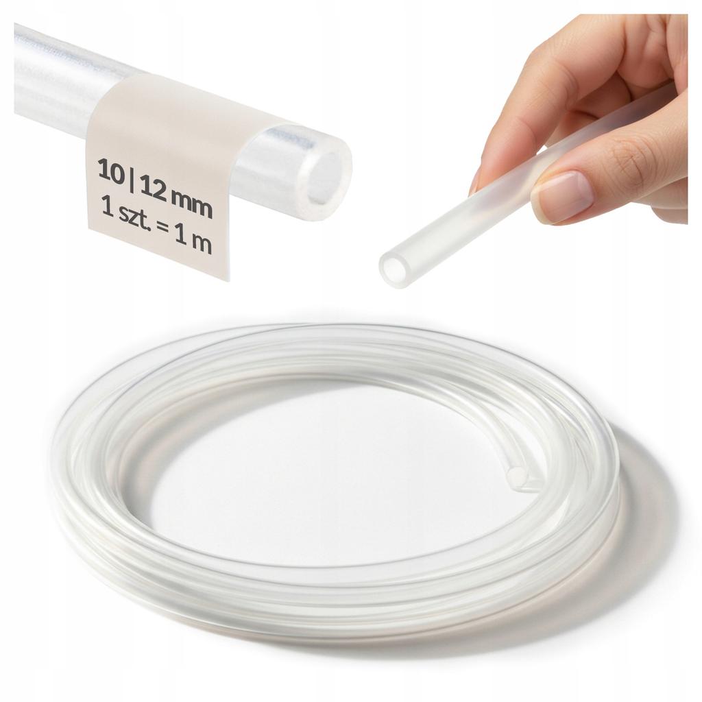 Silicone Hose 10mm 10/12 FOR DISTILLATION DRAINAGE CERTIFIED 1 Pc = 1 M