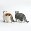 Simulated Siamese Cat Doll Resin Handicraft Simulated Animal Sculpture Cute Fat Cat Decorative Figurines Home Decoration
