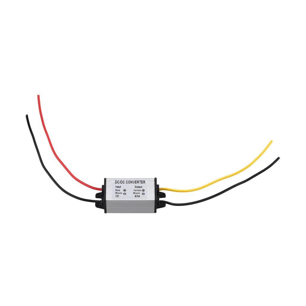 Car Voltage Converter 6V Voltage Converter Aluminum Shell Cable Length 13cm Compact Design High Efficiency 90 For DIY Projects