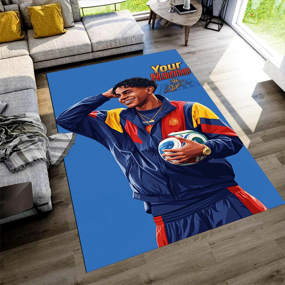 Yamal Customize Your Name Floor Rug Office Rug Suitable for Hallway Bedrooms Decorate room Outdoor Anti-slip Rug Office home decor