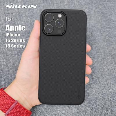 Nillkin For iPhone 15 Pro Max Case Super Frosted Shield Pro Hard PC 360 Protection Back Cover